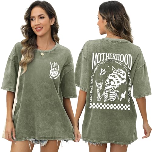 Image of Weripoah Nursing Shirts for Breastfeeding Zipper Maternity Summer Shirt for Women Motherhood Breast Feeding Friendly Tops