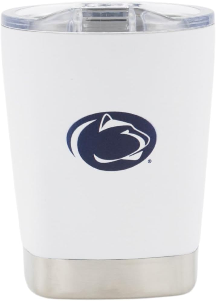 NCAA 12 oz. Stainless Steel Tumbler - Perfect Wine Glass, Whiskey Glass for Game Day (Penn St)
