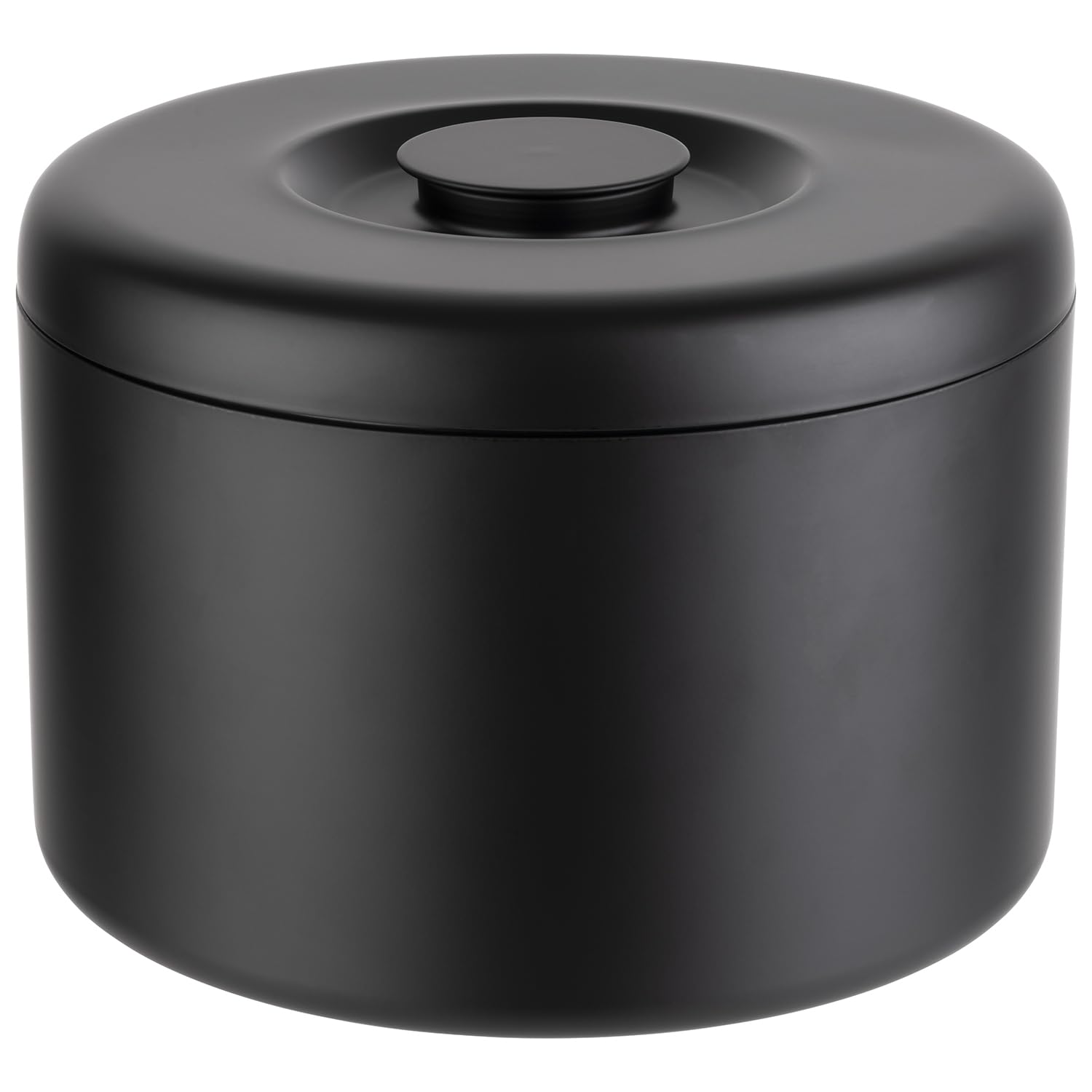 APS 36006 Ice Box Diameter 27 cm Height 20 cm Aluminium Black Inner Container for 300 Ice Cubes Volume 9 Litres