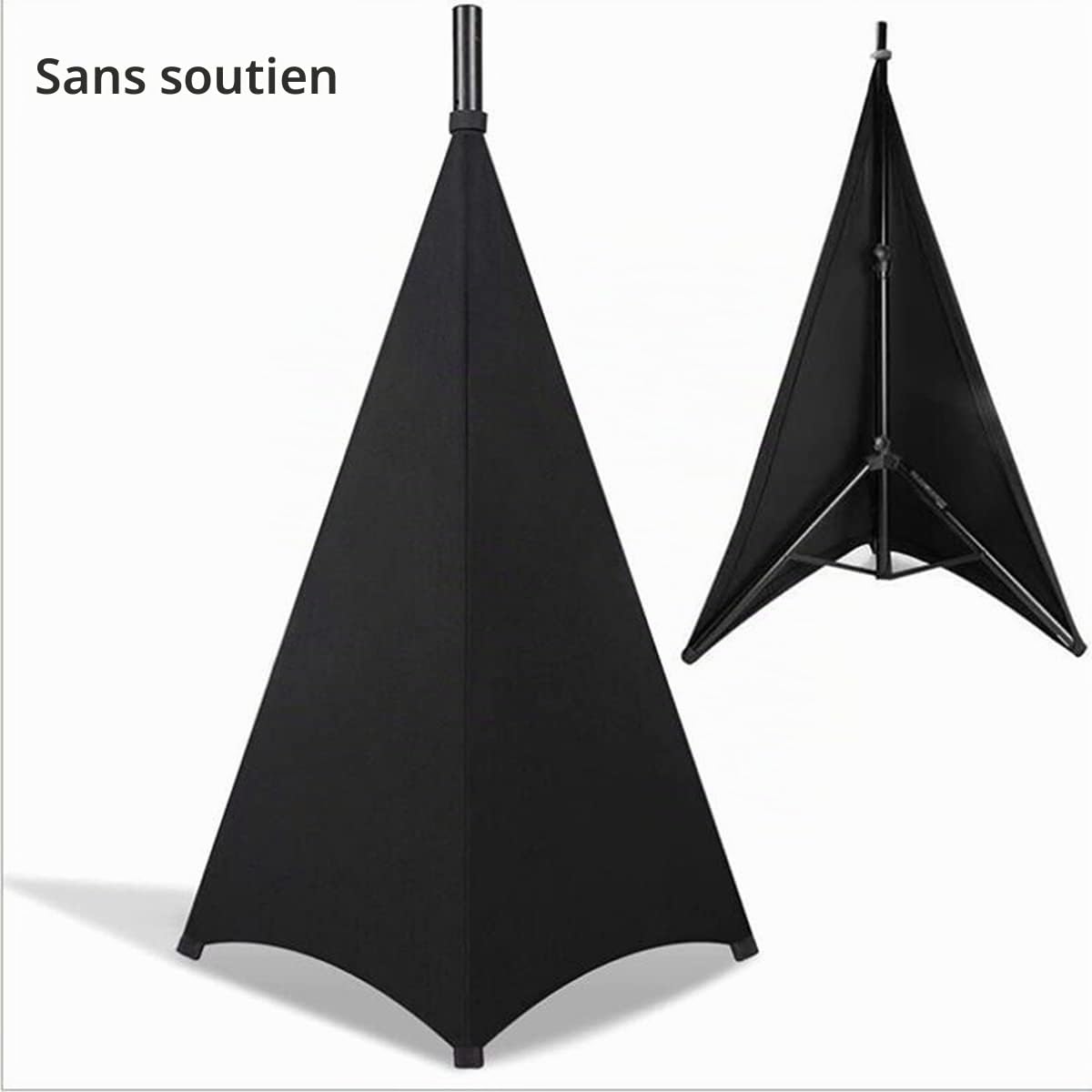 Lot de 2 Housses universelles pour Haut-Parleur DJ - avec matériau en Polyester Extensible