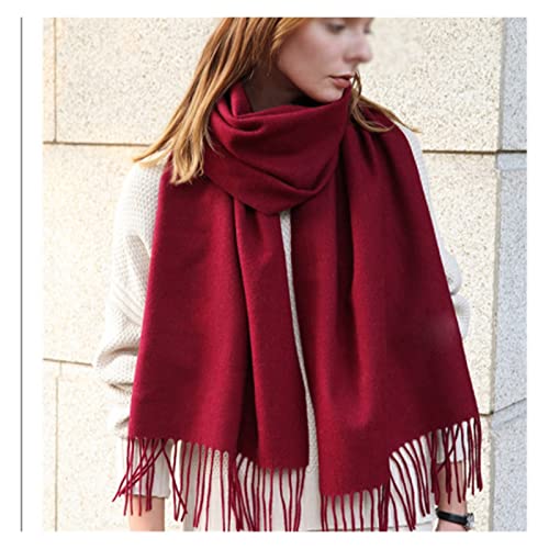 Scarves Women Winter Thicken Soft Shawls Wraps Female Long Tassel Scarf
