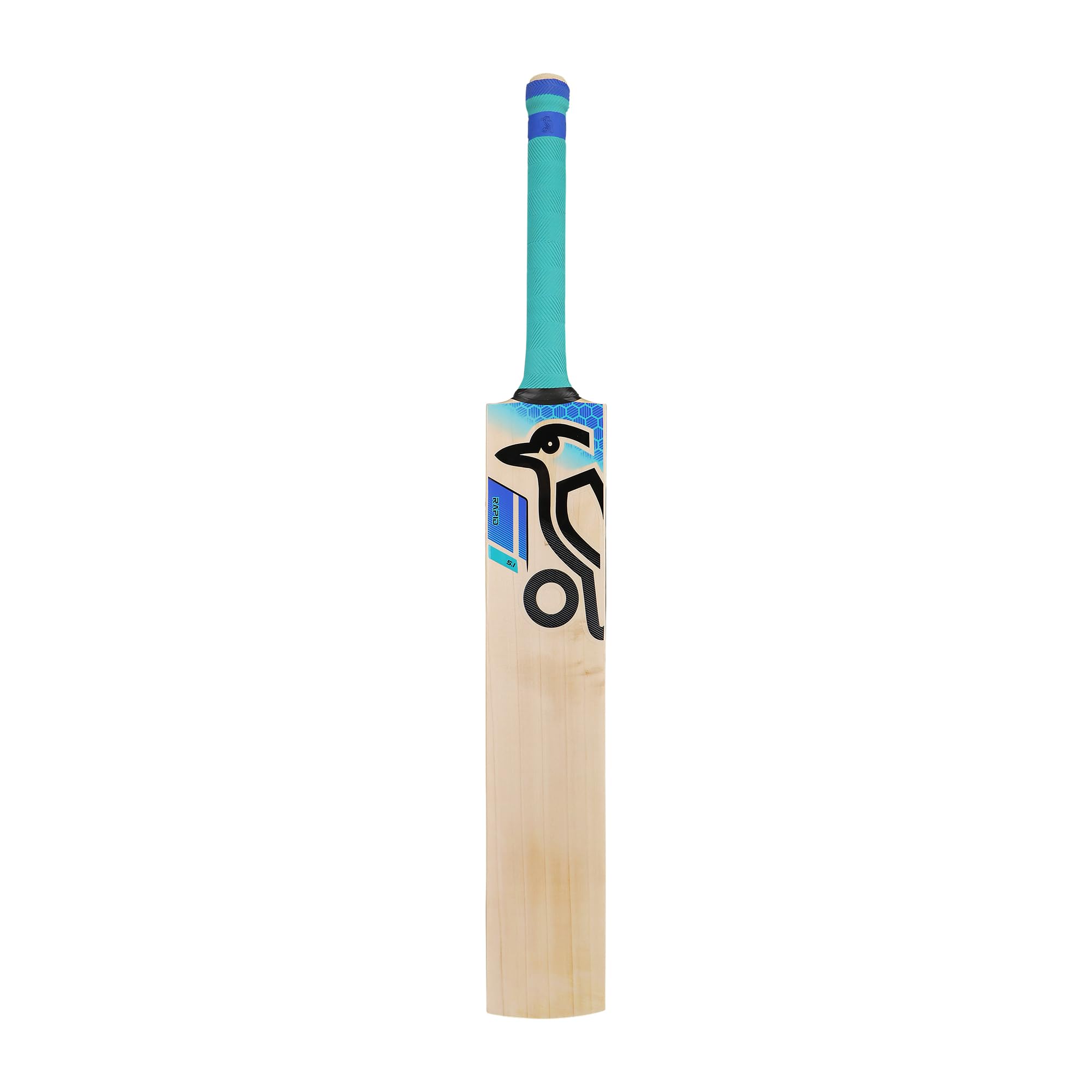 Kookaburra Rapid 5.1 Cricket Bat-Short Handle, Mazza Unisex, Blu, Manico Corto