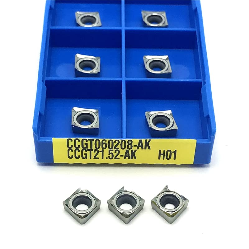 Herramienta de torneado CCGT060204 AK H01 carburo tungsteno miniatura 5