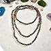 60 Inch Matte Finish Picasso Jasper Multi-layer Long Endless Infinity Beaded Necklace. (Picasso Jasper)