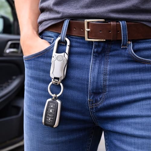 Image of THE MEN THING - Premium Stainless Steel Multicolor Keychain for Men & Boys