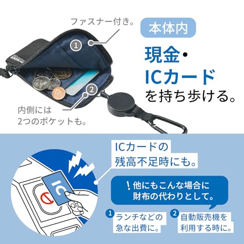 Lihit Lab SFJ x LIHIT LAB. Pass & Key Case, Abyss Black A3203-243