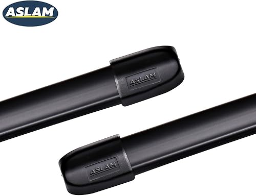 Miniatura 3 de Escobillas para limpiaparabrisas ASLAM tipo G aspas para todo el año, reemplazable y recargable, doble vida útil (juego de 2)