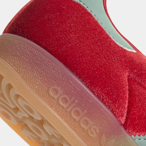adidas Gazelle Indoor Womens Lifestyle Shoes (Scarlet/Hazy Green/Gum)3