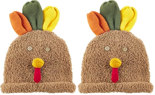 Mud Pie Children's Chenille Thanksgiving Turkey Hat, Unisex