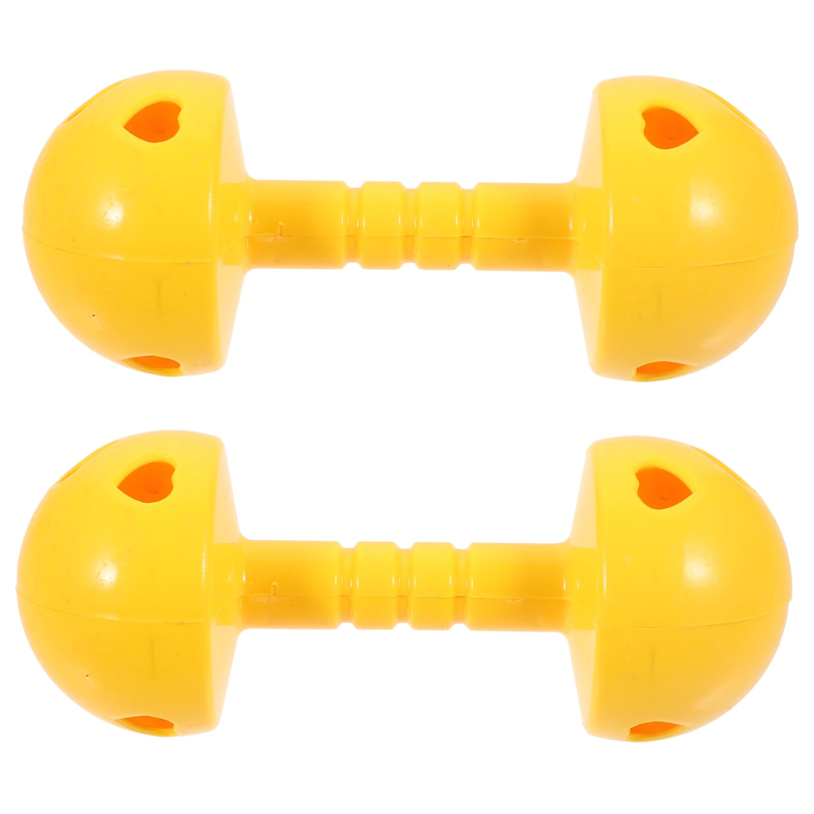 Generic 2pcs Plastic Mushroom Dumbbells for Kids Interactive Hand Weights for Dance and Exercise Fun Toy for Toddlers