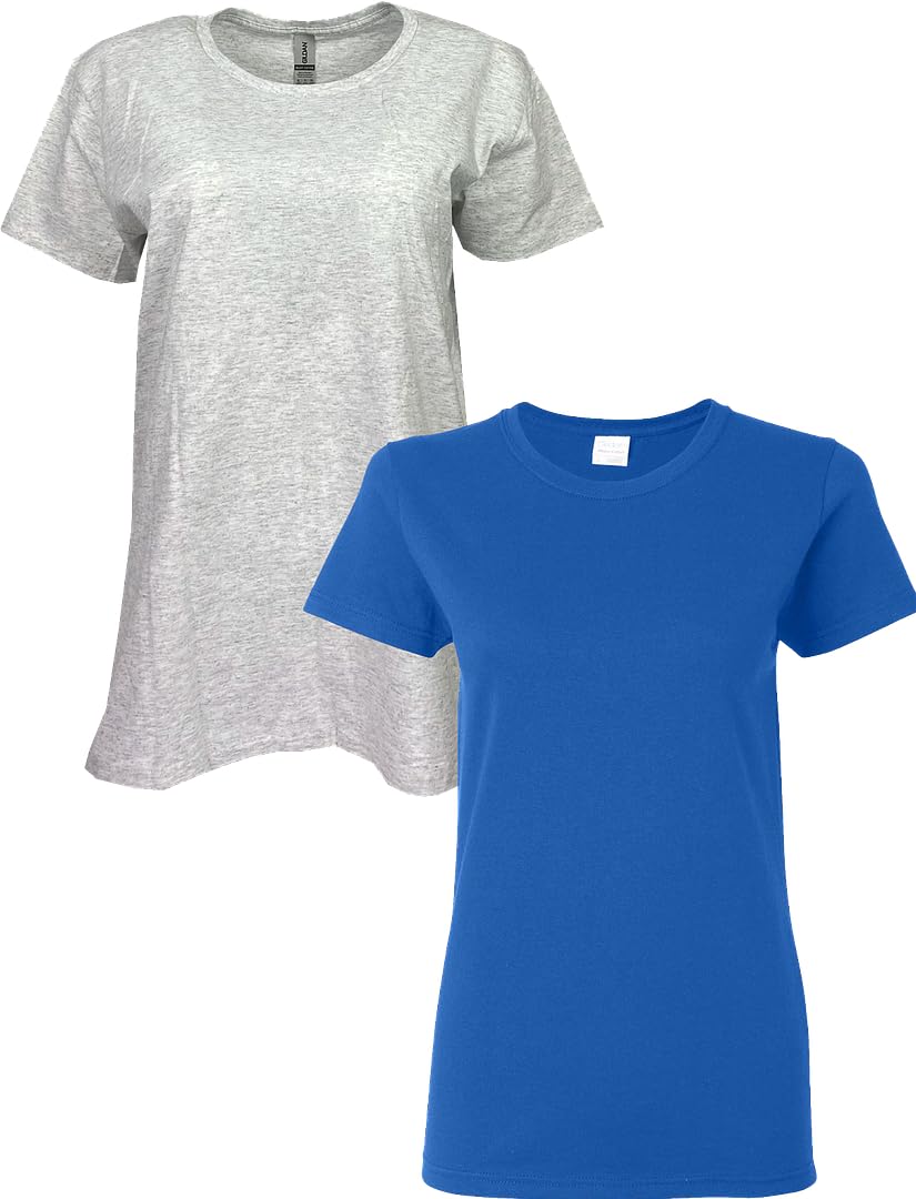 GildanWomen's Heavy Cotton T-Shirt, Style G5000L, 2-Pack