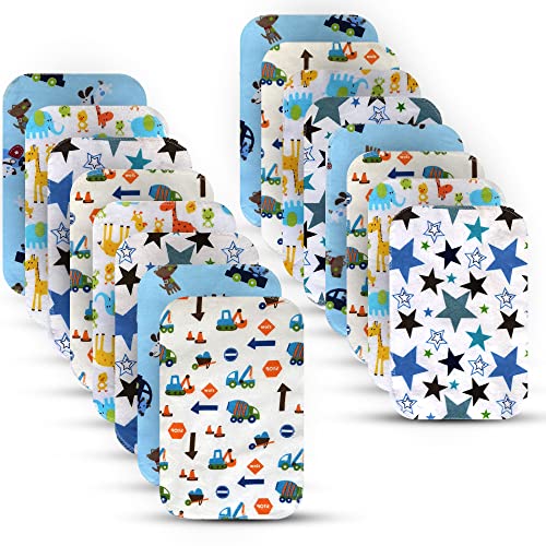 [Pack 16] Muselinas Bebé 100% Algodón - Gasas para Recién Nacidos de 17 x 25 cm. Suaves para Bebés y Mamás. No Irritan la Piel. Perfectas para Lactancia o como Toallas. Reutilizables y Lavables