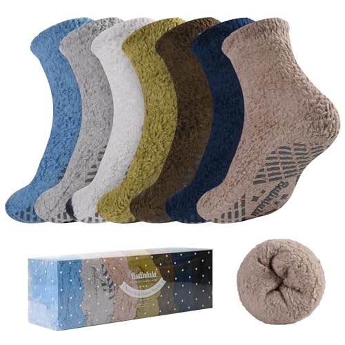 Fuzzy Gripped Sleep Socks