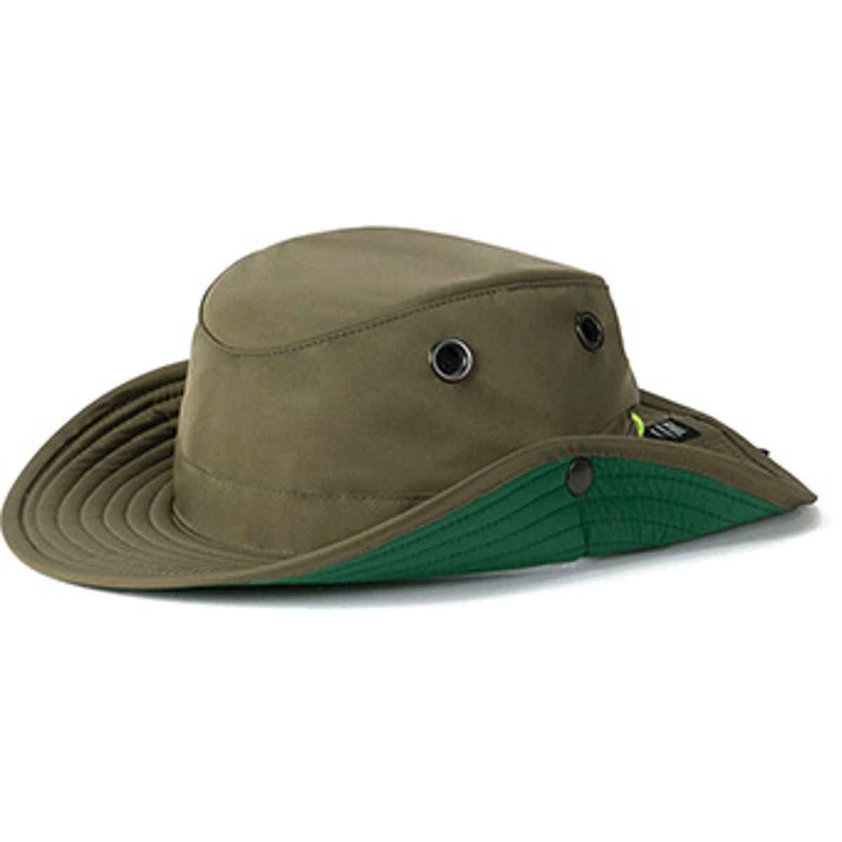 TilleyTWS1 Medium Brim Paddler's Hat - Olive/Green Underbrim, 7 5/8