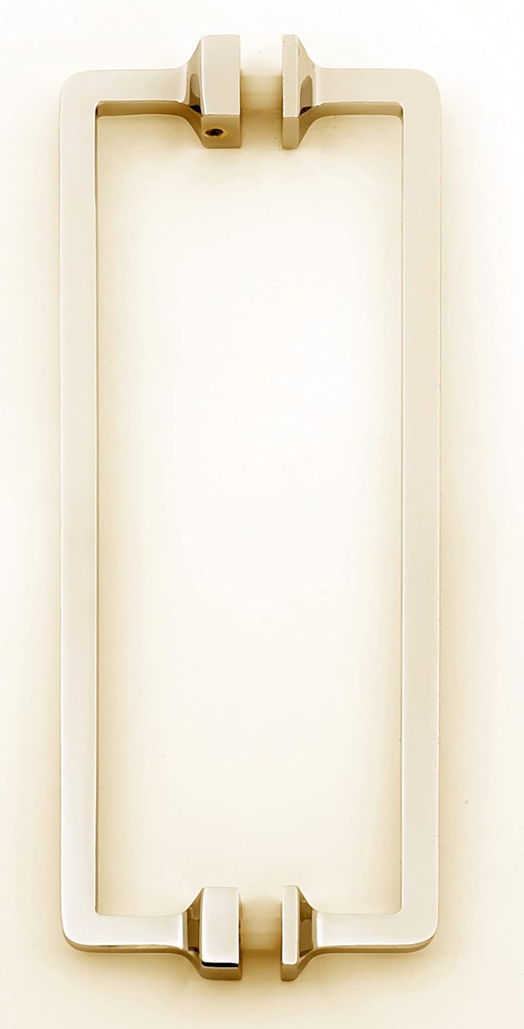 G950-8-PB: 8 cc Millennium Back to Back Door Pulls - Polished Brass