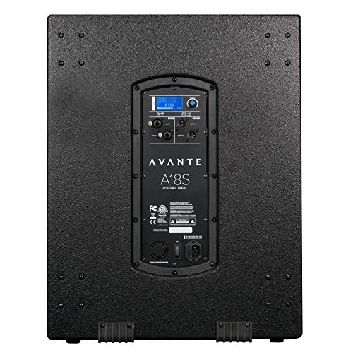 Avante A18S Active Subwoofer Speaker, Built-In Digital Signal Processing With Lcd Screen (18") #TOP5