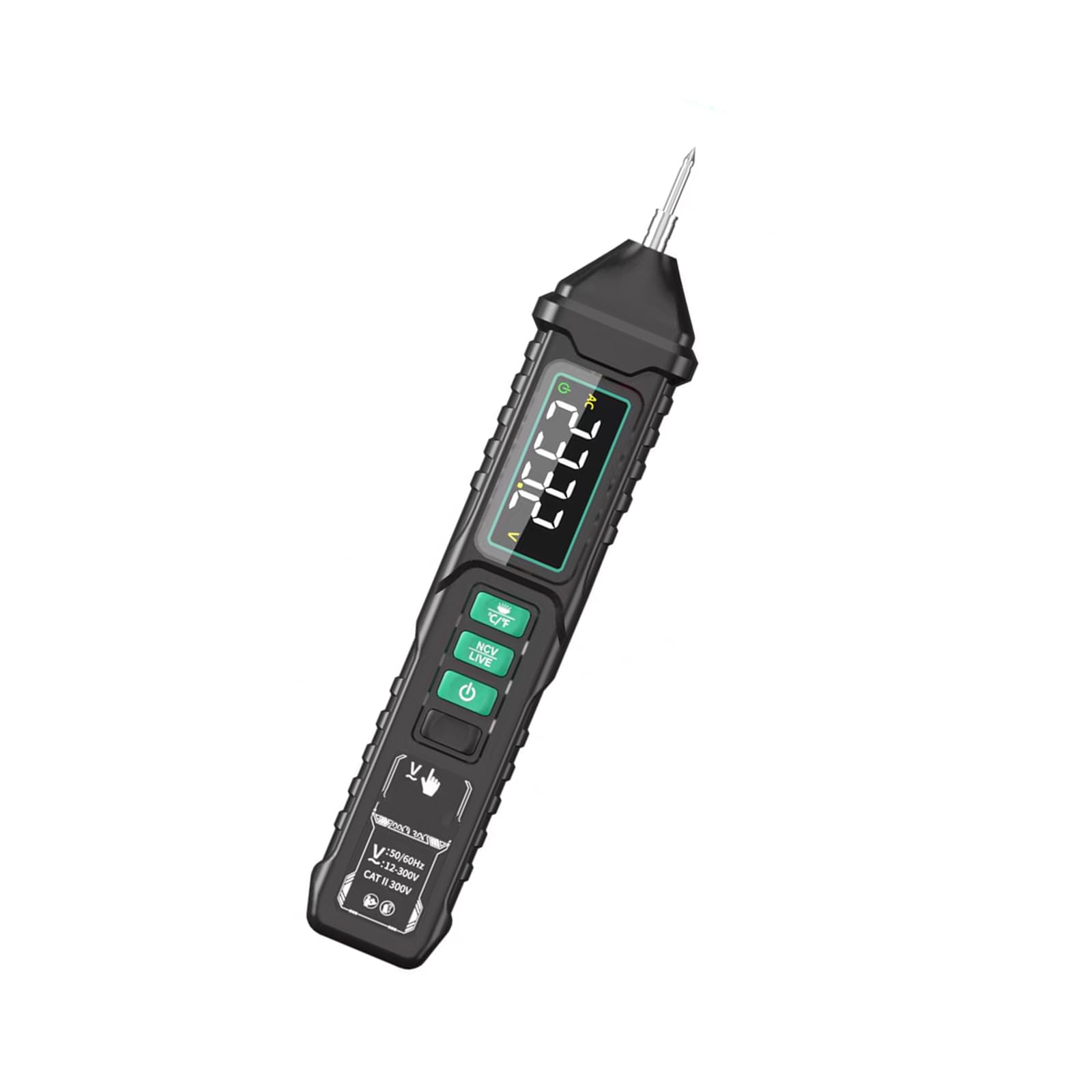 Zepfjhe Multicolor Digital Voltages Tester Pen Breakpoint Finder High Sensitivity 12V To 1000V Ranges Voltages Detectors With Flashlight Breakpoint Finder