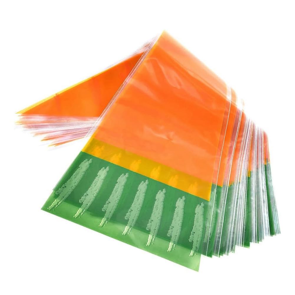 CTRLZS Carrot Shaped Treat Bags Baking Bag Easter Christmas Carrot Patterned Cone Shaped Treat Bags Triangle Goody Bags