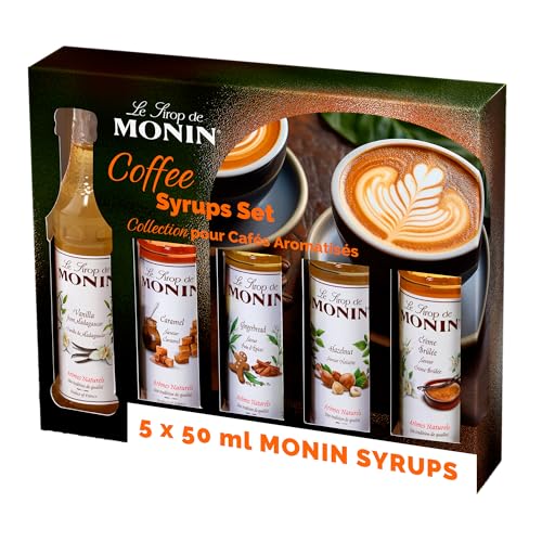 Monin Le Sirop de Monin COFFEE SYRUPS SET 5x0,05l - 250 ml