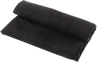 dailymall 1 Yard Gumminoppenstoff Anti Slip Stoffe Anti Rutsch Gewebe Für Kissen - Schwarz