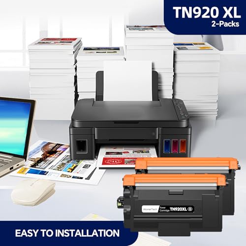 Image of TN920XL / TN920 High Yield Black Toner Cartridge HL-L6210DW Compatible for Brother TN920 TN920XL TN920XXL | HL-L6210DW MFC-L5915DW MFC-L5710DW HL-L5210DW HL-L6310DW MFC-L6810DW printers (2-Pack) ink