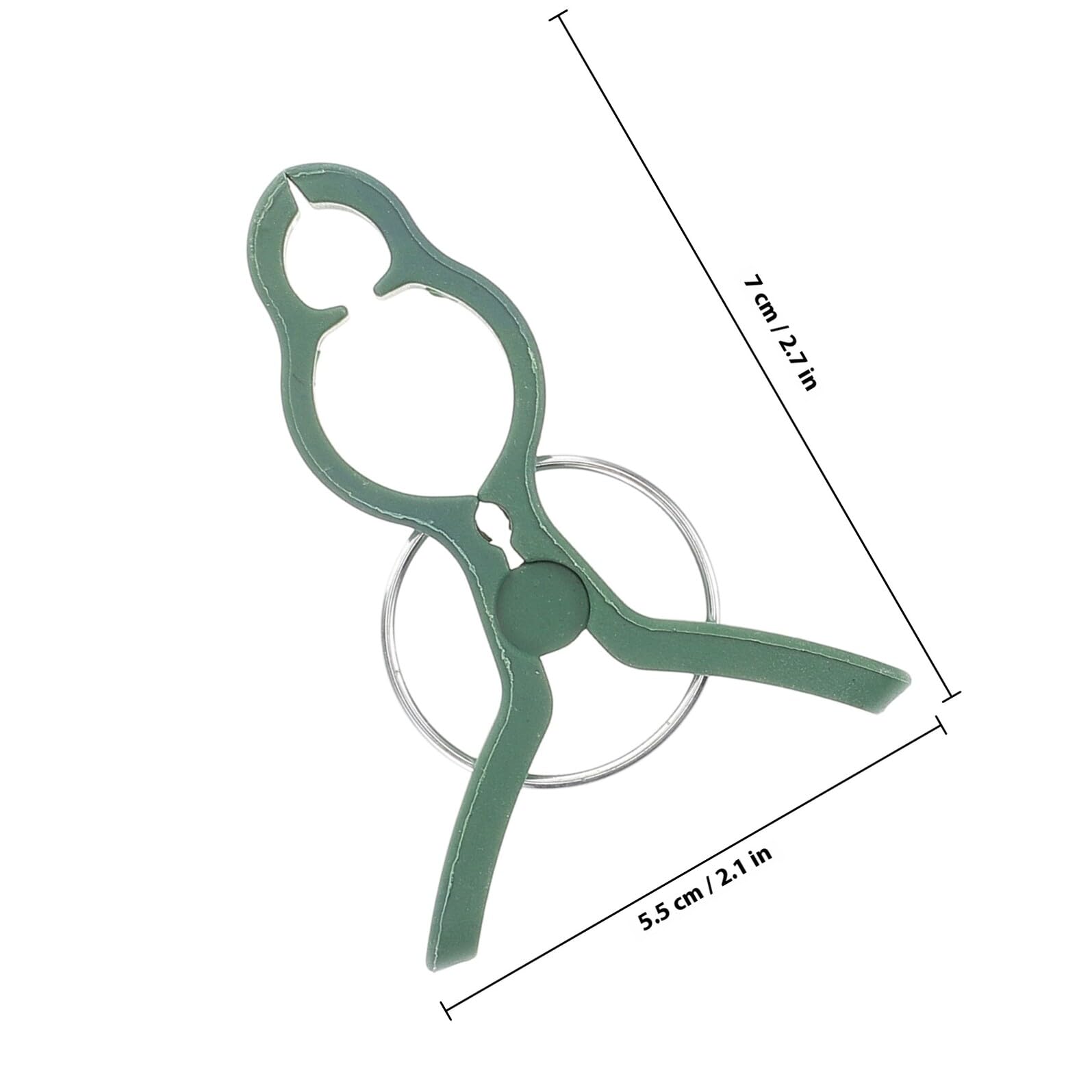 Veemoon 50 Pinzas de Plástico Verdes Abrazaderas para Trepar Plantas y Clips de Injerto para Soporte de Plantas y Tomates Ideales para Jardín y Ramas