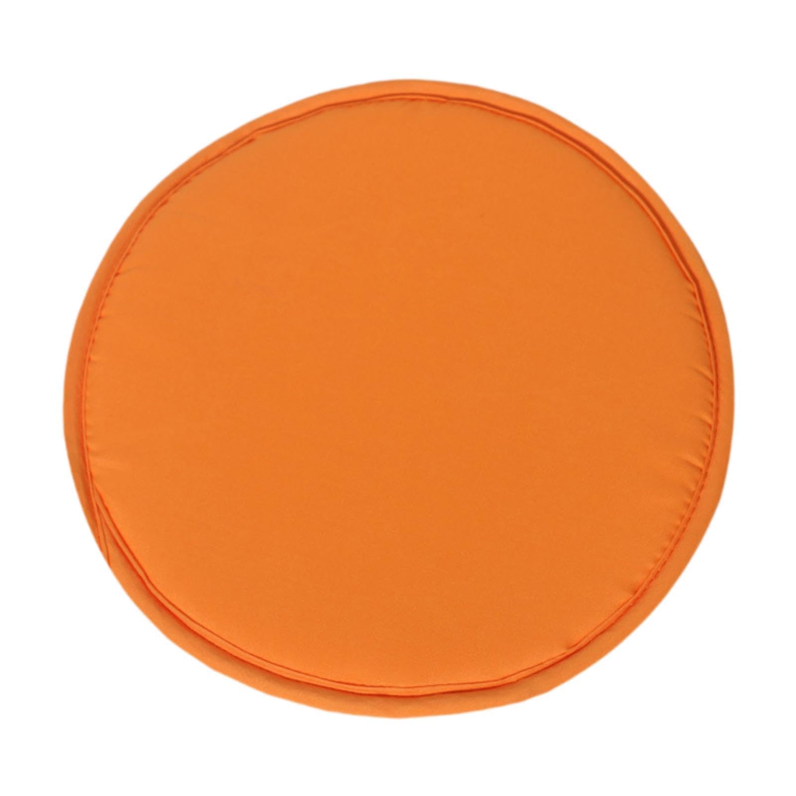 Round Chair Seat Cushion Kitchen Floor Pouf Garden Thickened Yoga Chair Pad Orange | Cushions & Pads | Patio & Garden Furniture | Yard, Garden & Outdoor Living-image-11