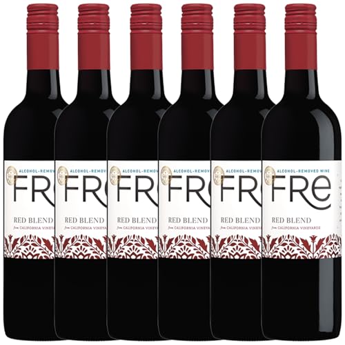 Sutter Home Fre Premium Red Blend Non-alcoholic Wine (6 Bottles)