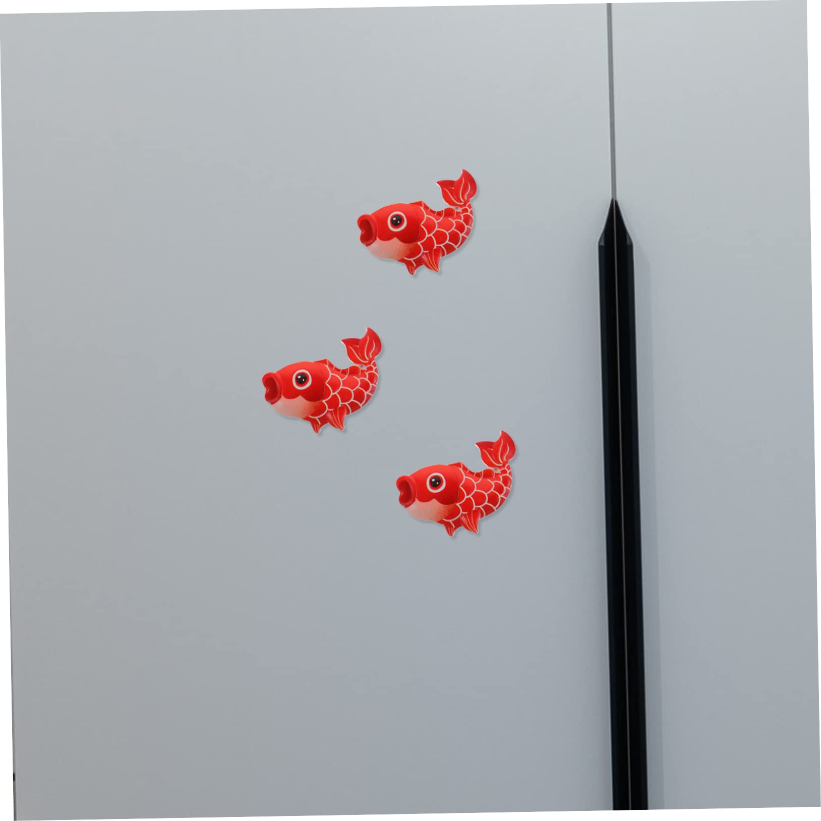 Alipis 15 Pz da Koi calamite magnete magneti fortunato lavagna piccolo decorare resina rosso