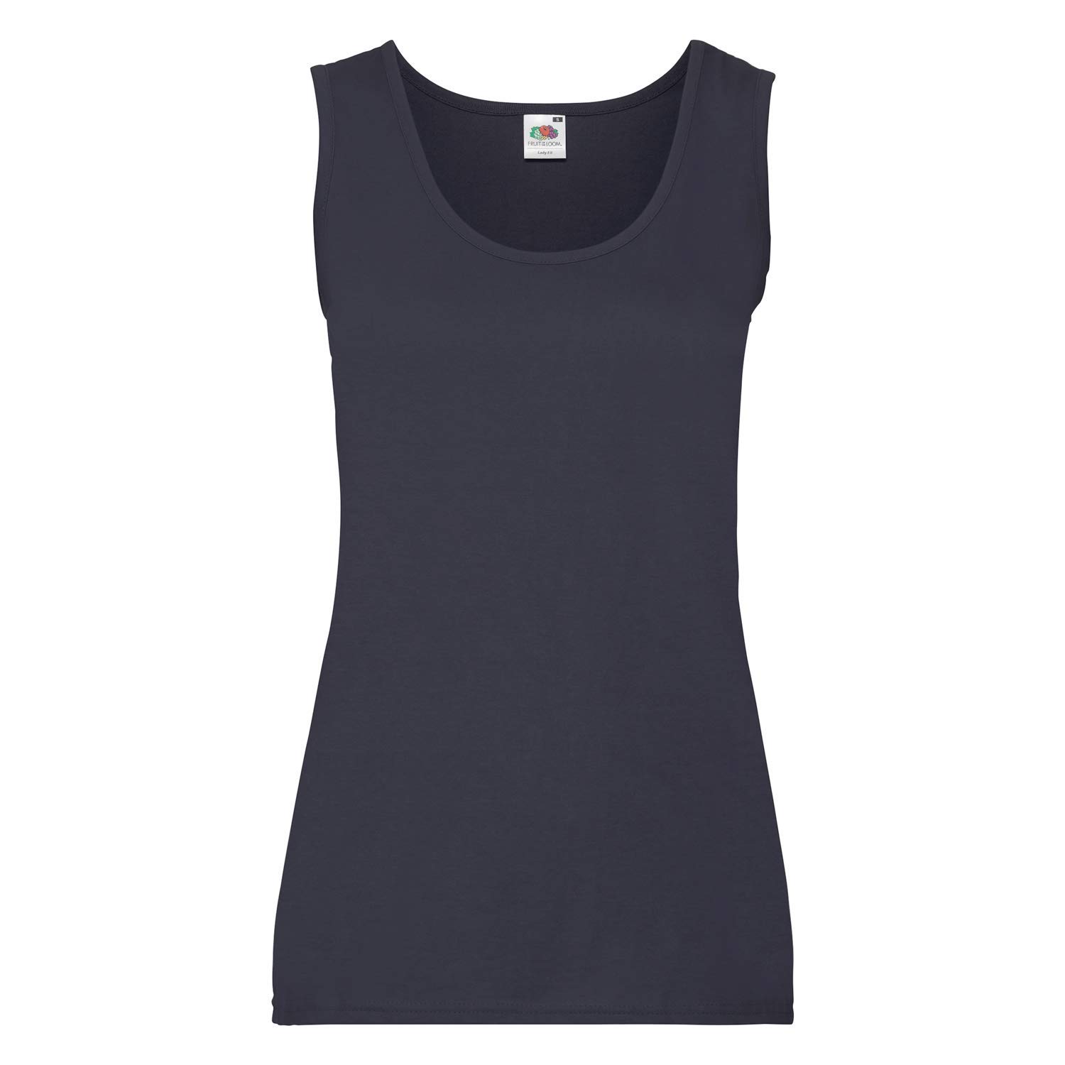FRUIT OF THE LOOM Women's Valueweight Vest, Deep Navy, XXL UK