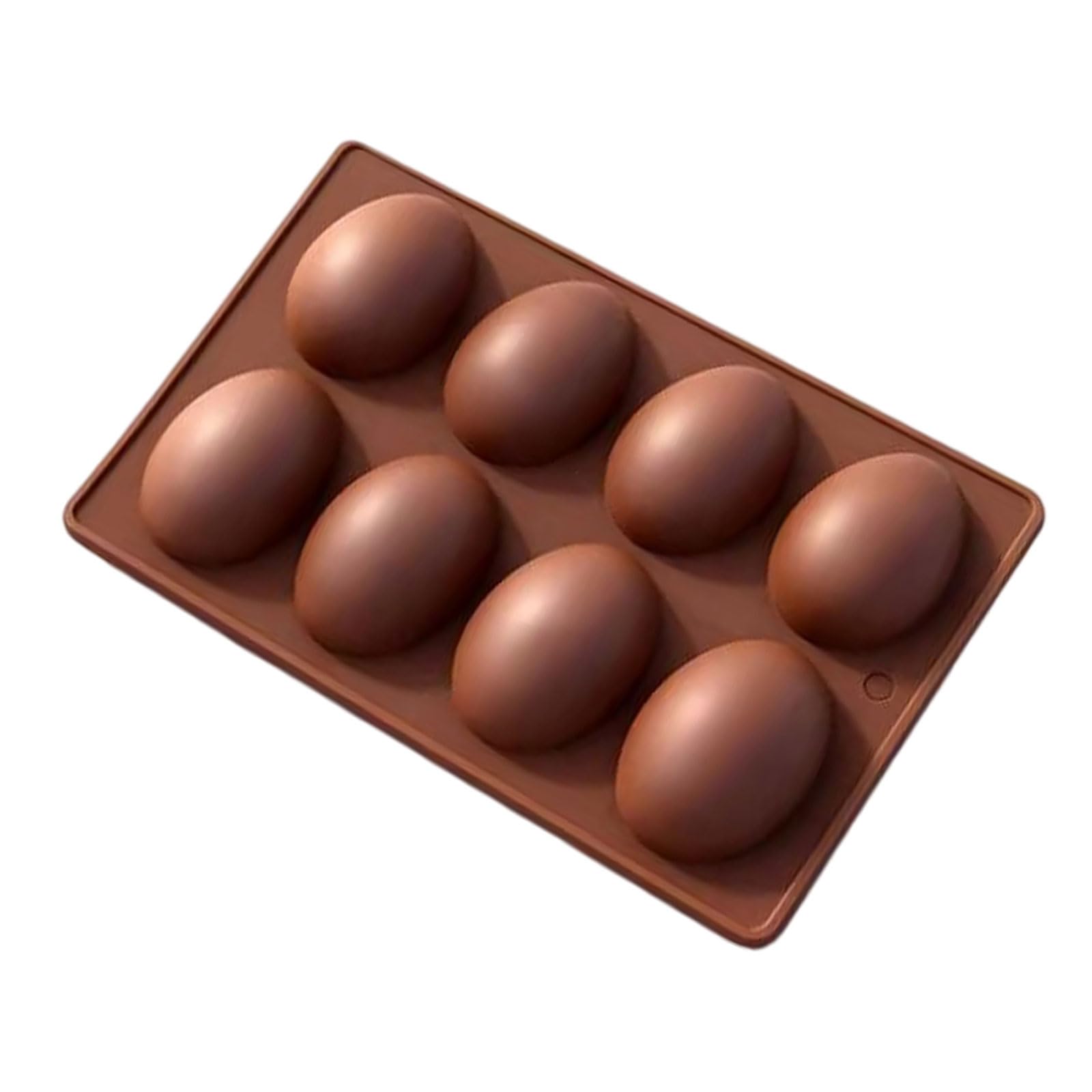 Hzbb Multicolor Silicone Easter 8-Cavity Mold For Candy Fondant Silicone Candy Pan For Baking
