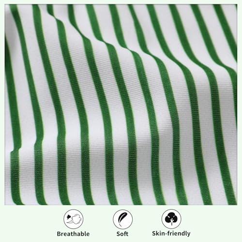 Image of HAPPYMA Baby Swimsuit Toddler Girl Bathing Suit Summer Stripe Bikini Set Beach Two Piece Swim Wear