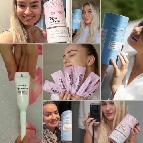 Image of Pharmlitalia Vag Tightening Gel for Intimate Hydration & Rejuvenation - Natural Tightening Support for Vag Health - Feminine Care Gel for Dryness, Firmness & Moisture Balance 12 Count