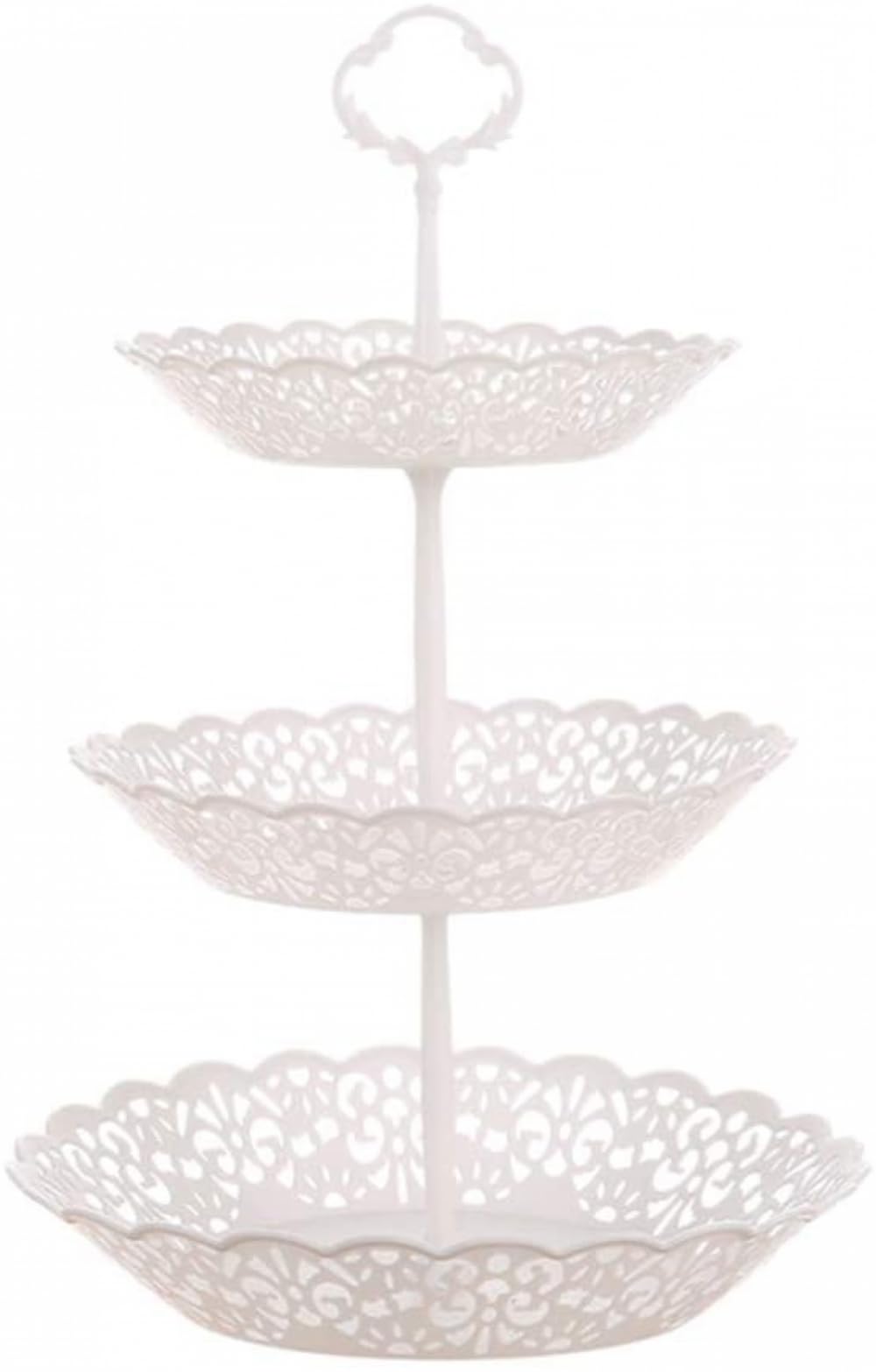 Cnfhfry One Color Fruit Bowl， Removable 3 Etagere Fruit Baskets Vegetables Snacks Bread Display Kitchen