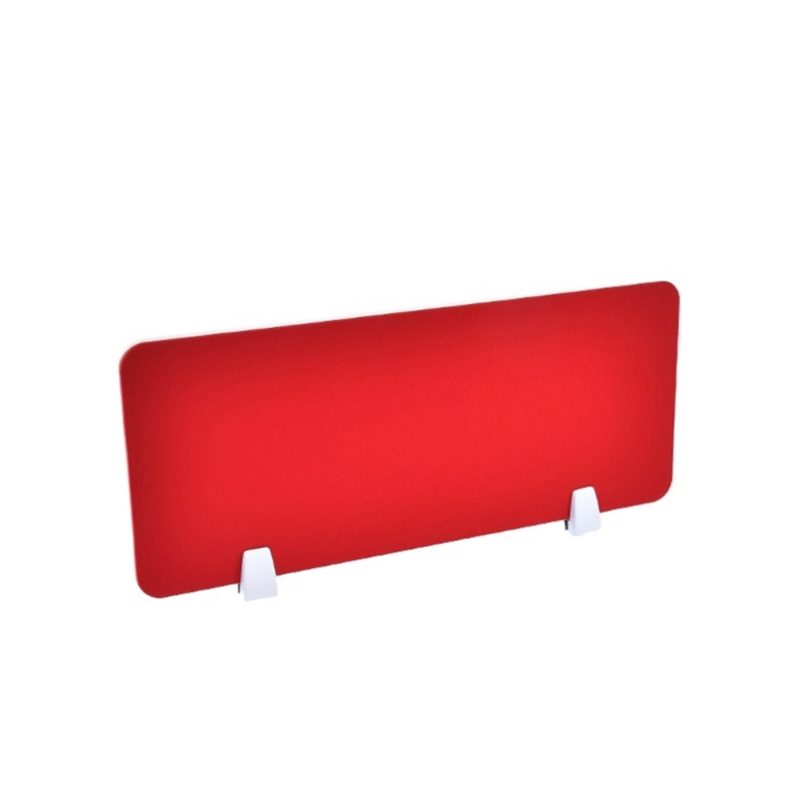 ZBBDFAZD Acoustic Desk Divider - 35" x 11" Red Office Partition - Soundproof Freestandingfor Offices & Libraries - Reduce Noise & Visual Distractions
