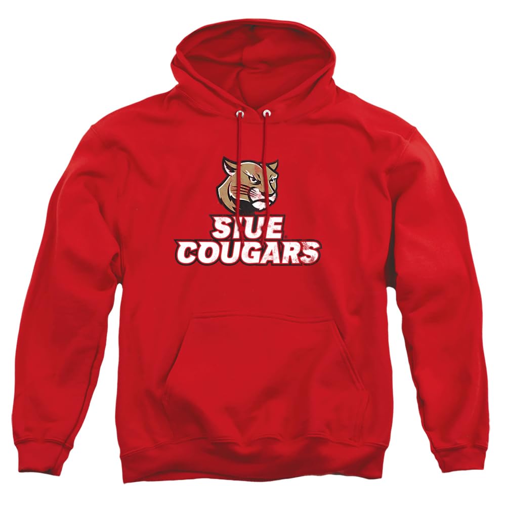 LOGOVISION Official Collegiate Distressed Primary Logo Adult Pullover Hoodie Collection — view 308