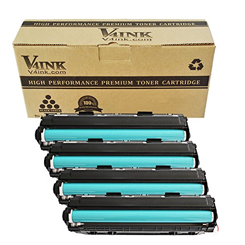 V4INK Compatible Toner Cartridge Replacement for HP CE278A ( Black , 4-Pack )