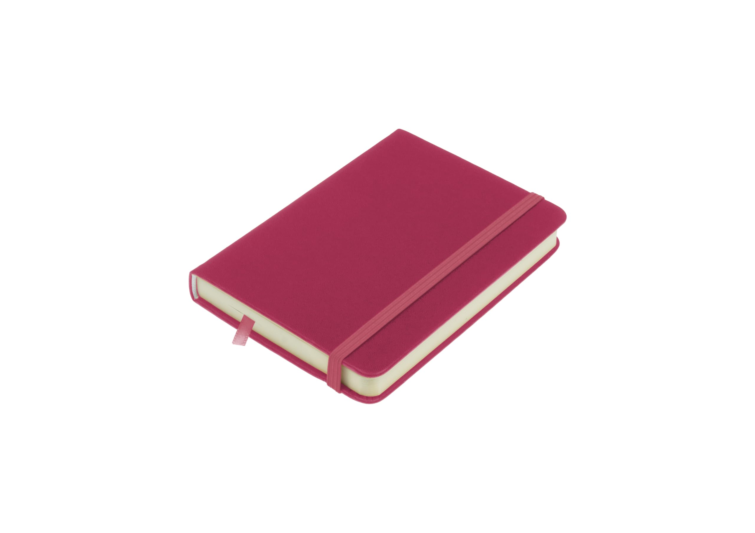 Cuaderno de bocetos Kangaro A6 Ruby PU tapa dura 80 hojas 140 gramos papel crema con banda elástica y banda