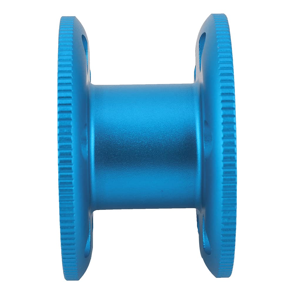 Bobina immersione lega alluminio resistente mulinello subacqueo leggero per immersioni grotta tecniche bobina vuota ampio foro centrale Blu