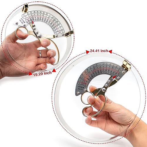 Calibrador para sombreros de acero inoxidable tipo tijera miniatura 2