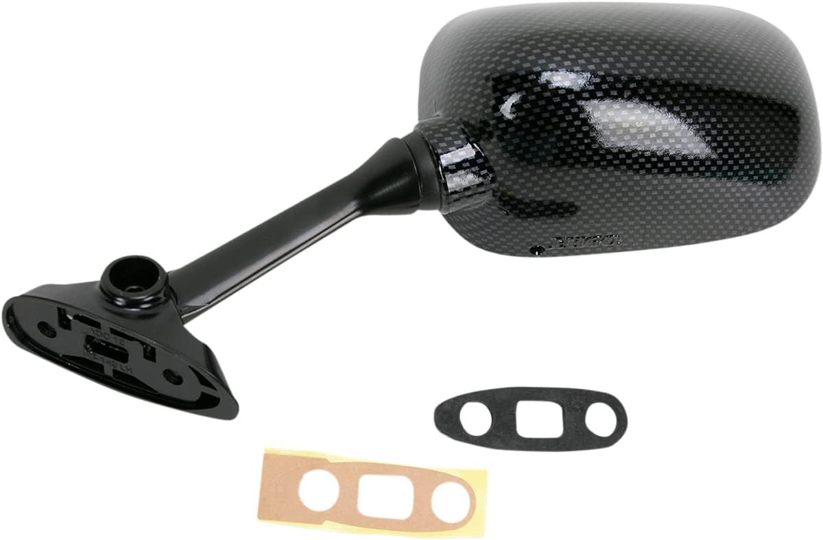 Emgo 20-69724 Carbon Left Side Replacement Mirror for Suzuki GSXR