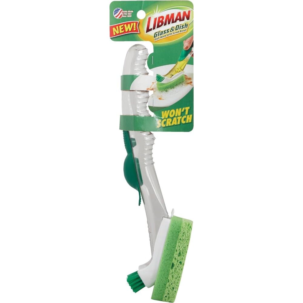 Libman dispensador de jabón w/Cepillo
