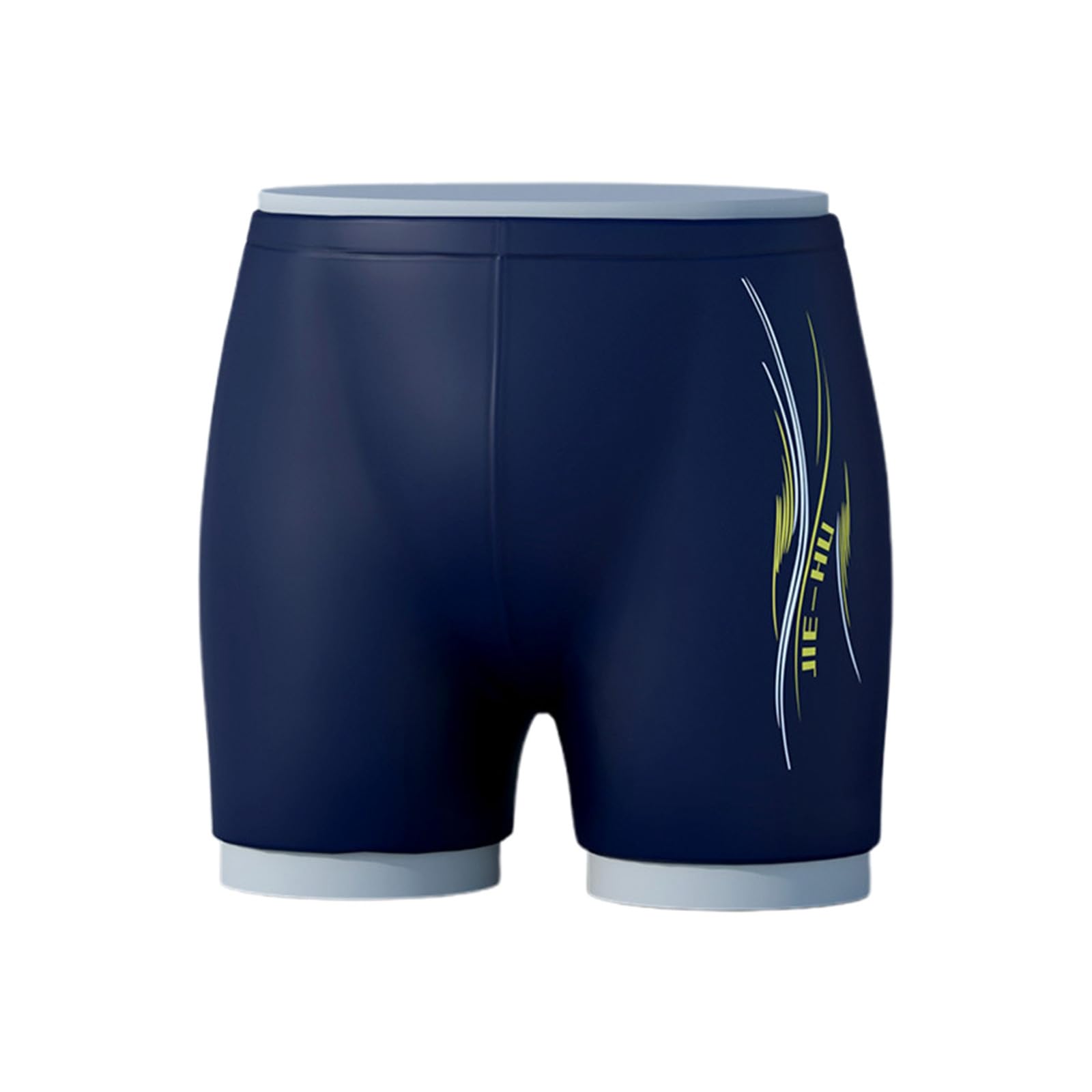 RQPYQF Costume da Bagno Uomo, Costume Slip Nuoto Mare e Piscina Uomo Swimming Brief Coulisse Regolabile YK06 (Blu Scuro, M