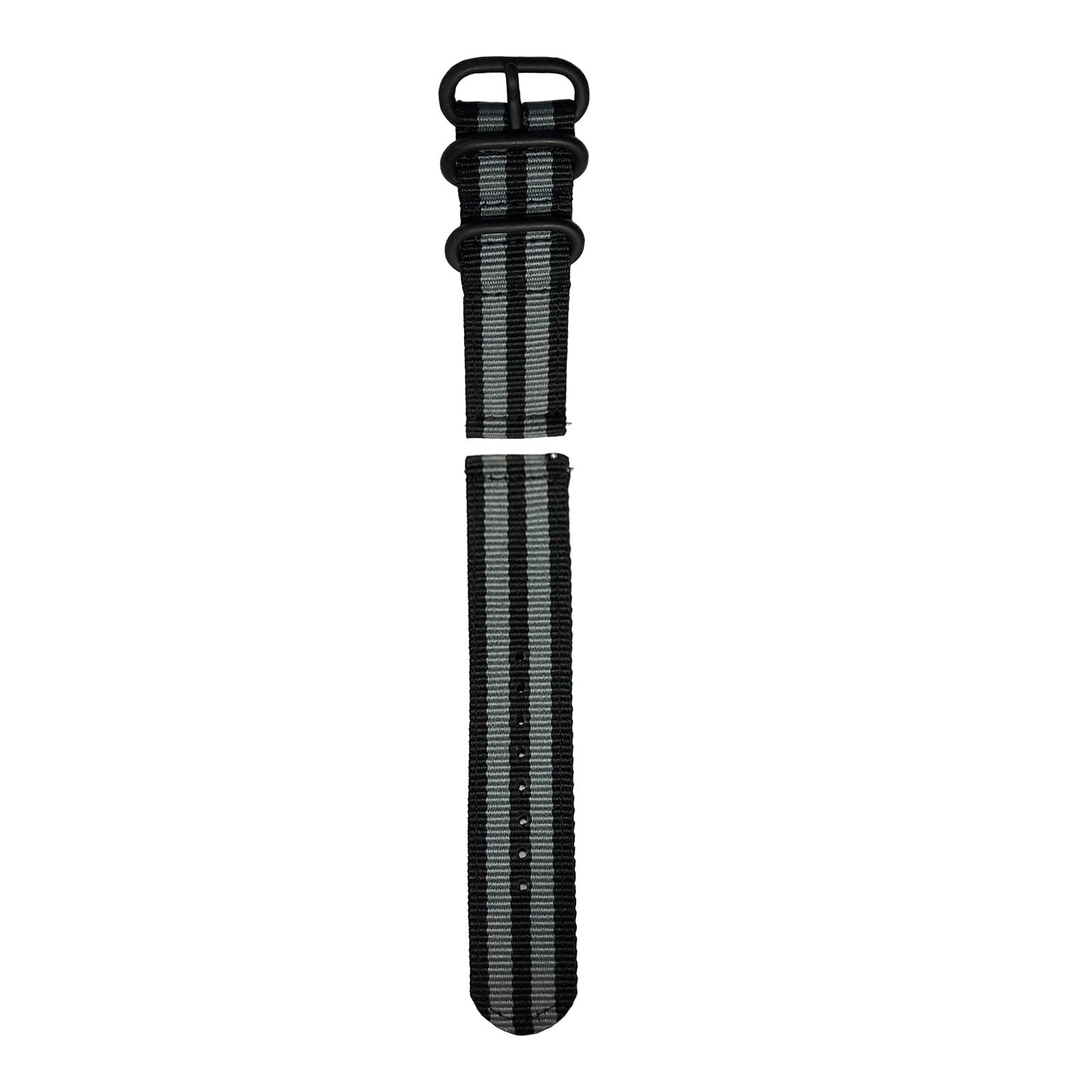 Seedom 22mm Watch Band Soft Thickened Nylon Quick-release Strap with Buckle Breathable Wristband Compatible with 22mm Smart/Traditional Watch