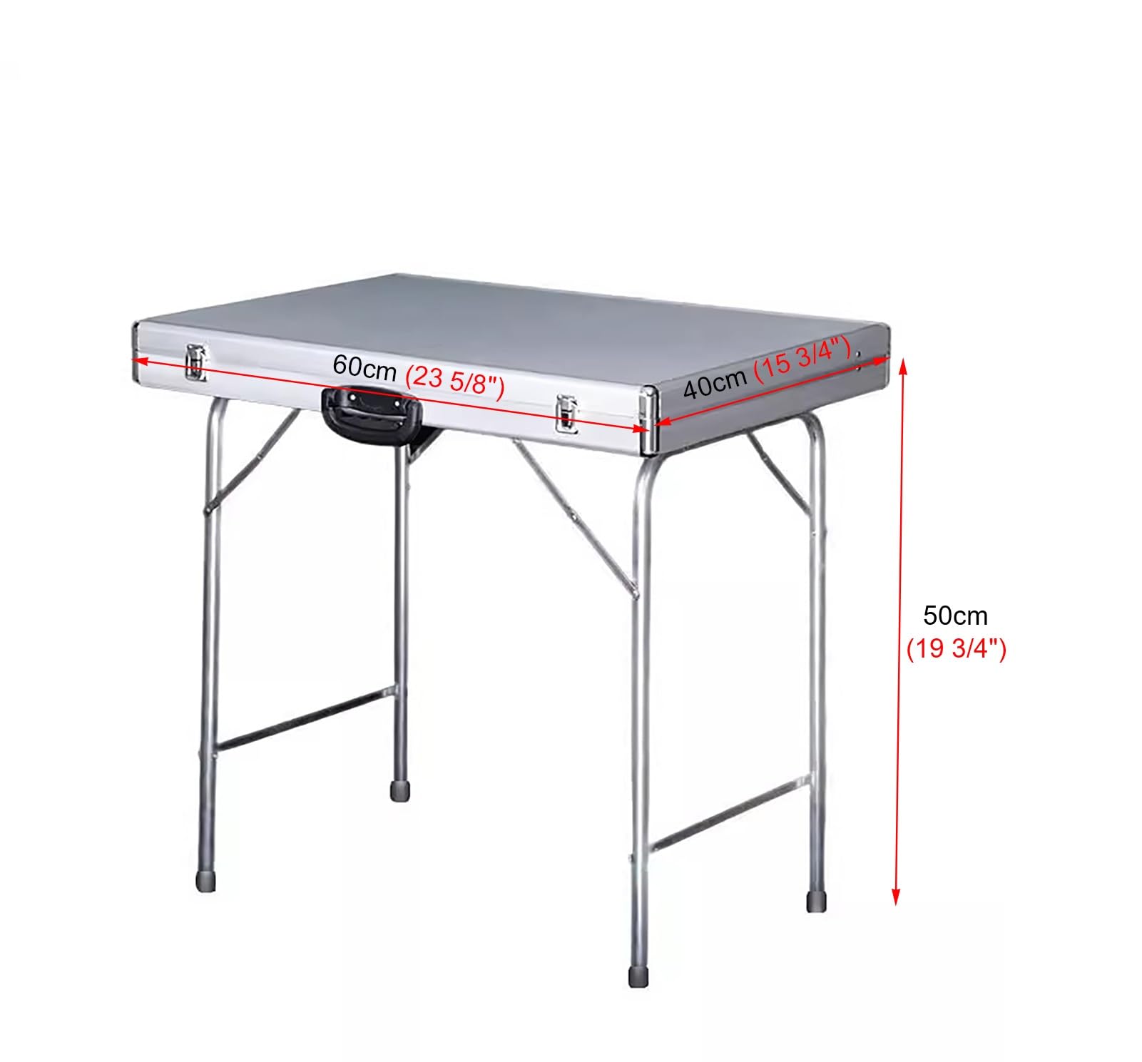Carrello leggero portatile su ruote, espositore per gioielli, bancarella per vendita all'aperto (60 x 40 x 50 cm) ideale per fiere ed eventi artigianali