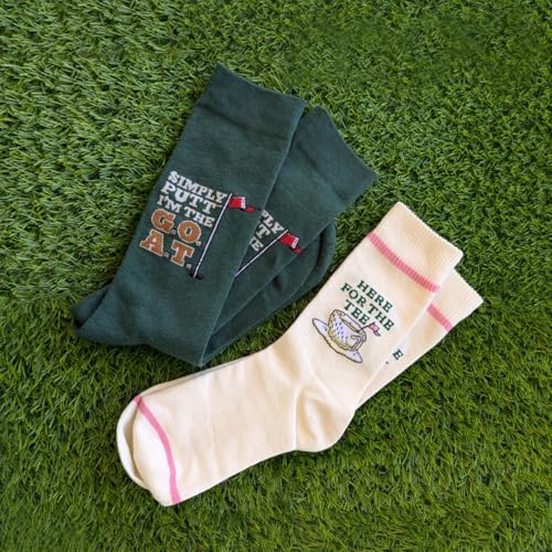 Image of K. Bell Women's Fun Sports & Outdoors Crew Socks - 1 Pairs - Cool & Cute Casual Novelty Gifts