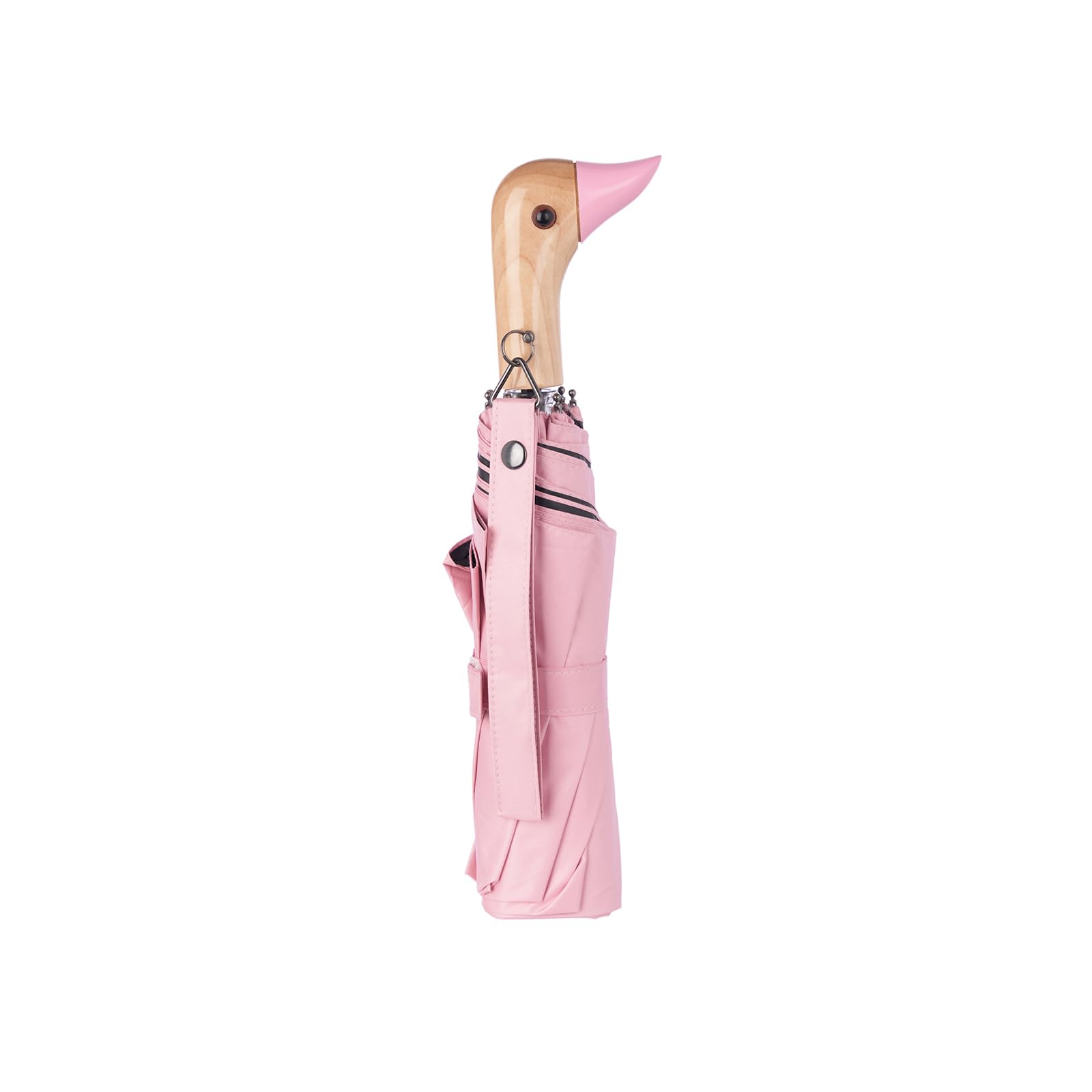 ViddVoomDuck Umbrella - Compact Travel Umbrella with a Cute Duck Head Handle for Women