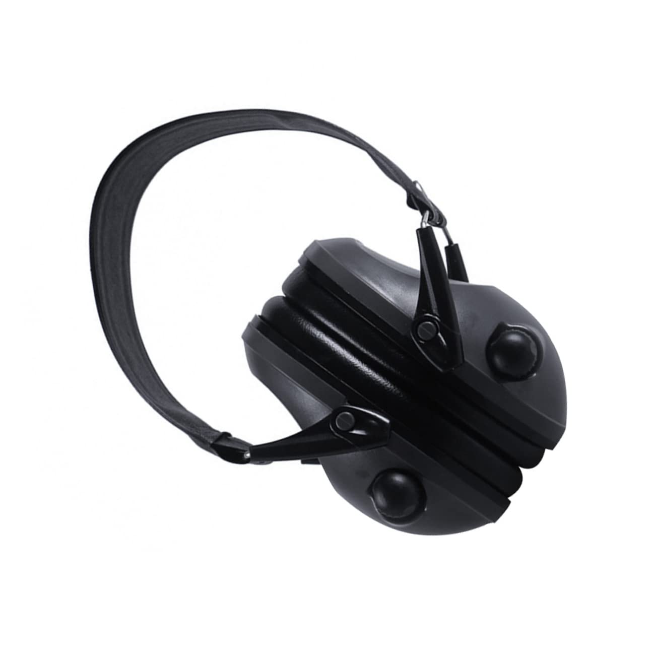 Cuffie Antirumore Elettroniche per Tiro 21 Db Nero Abs | Archetto Regolabile, Funzione Pickup Sonora, Uso Prolungato, Confezione 1 Pezzo