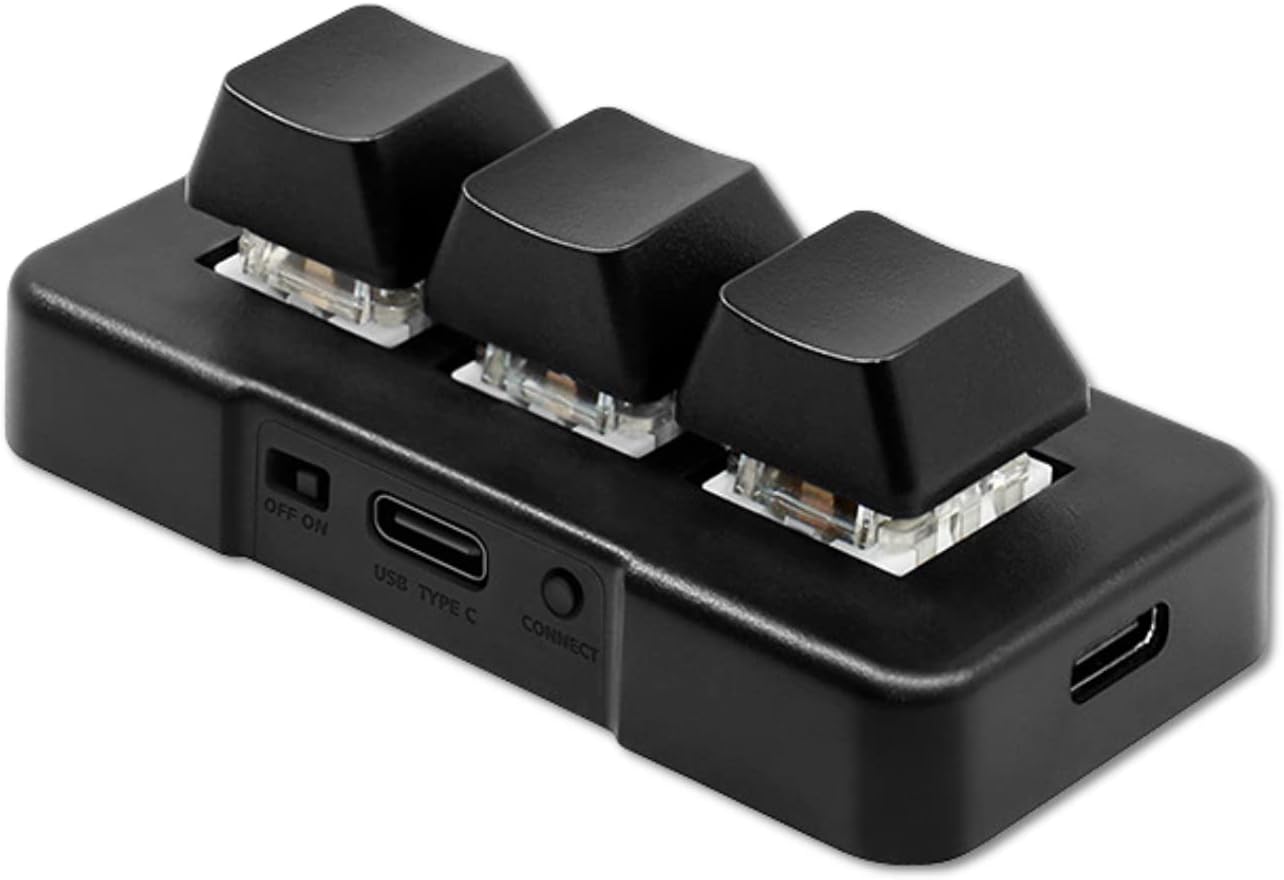 Yoidesu 3 Key Mini Keypad One Handed RGB Mechanical Gaming Keyboard DIY