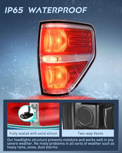 Image of Nilight Taillight Assembly for 2009-2014 Ford F150 Passenger side